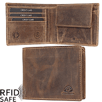 Zeige Details für Portemonnaie RFID safe brown GREENBURRY S Bild von Portemonnaie RFID safe brown GREENBURRY S