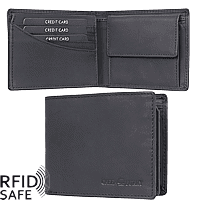 Zeige Details für Portemonnaie RFID safe black GREENBURRY M Bild von Portemonnaie RFID safe black GREENBURRY M