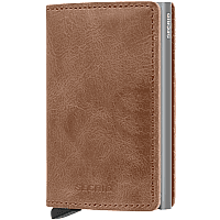 Zeige Details für SECRID Slimwallet vintage cognac/silver Bild von SECRID Slimwallet vintage cognac/silver