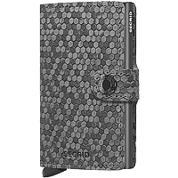 Zeige Details für SECRID Miniwallet Hexagon grey Bild von SECRID Miniwallet Hexagon grey