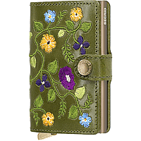 Zeige Details für SECRID Miniwallet Premium Floral olive Bild von SECRID Miniwallet Premium Floral olive