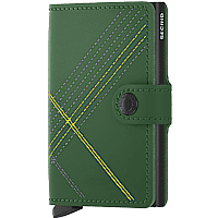 Zeige Details für SECRID Miniwallet Matte Stitch Linea lime Bild von SECRID Miniwallet Matte Stitch Linea lime