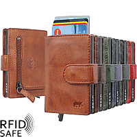 Zeige Details für Kartenetui / Portemonnaie RFID safe Bear Design Bild von Kartenetui / Portemonnaie RFID safe Bear Design