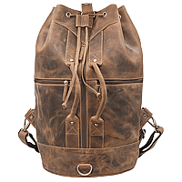 Zeige Details für Naturleder Seesack / Rucksack Greenburry Bild von Naturleder Seesack / Rucksack Greenburry