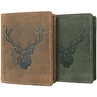 Zeige Details für Naturleder Portemonnaie Royal Stag GREENBURRY hoch Bild von Naturleder Portemonnaie Royal Stag GREENBURRY hoch