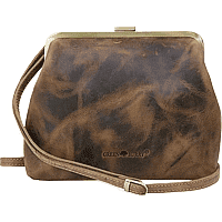 Zeige Details für Naturleder Bügeltasche "Clappy" GREENBURRY Bild von Naturleder Bügeltasche "Clappy" GREENBURRY