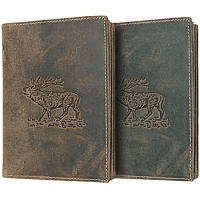 Zeige Details für Naturleder Brieftasche Hirsch GREENBURRY Bild von Naturleder Brieftasche Hirsch GREENBURRY