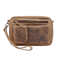 Zeige Details für Naturleder Handgelenktasche M GREENBURRY Bild von Naturleder Handgelenktasche M GREENBURRY