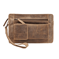 Zeige Details für Naturleder Handgelenktasche L GREENBURRY Bild von Naturleder Handgelenktasche L GREENBURRY