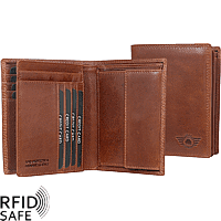 Zeige Details für GREENBURRY Waxy Vintage Portemonnaie Hochformat 1 RFID safe Bild von GREENBURRY Waxy Vintage Portemonnaie Hochformat 1 RFID safe
