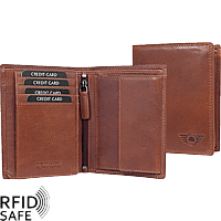 Zeige Details für GREENBURRY Waxy Vintage Portemonnaie Hochformat 2 RFID safe Bild von GREENBURRY Waxy Vintage Portemonnaie Hochformat 2 RFID safe