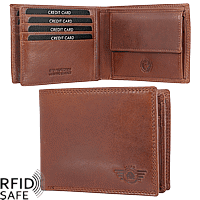 Zeige Details für GREENBURRY Waxy Vintage Portemonnaie Querformat 1 RFID safe Bild von GREENBURRY Waxy Vintage Portemonnaie Querformat 1 RFID safe