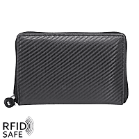 Zeige Details für Reissverschlussbörse RFID safe Carbon  Bild von Reissverschlussbörse RFID safe Carbon