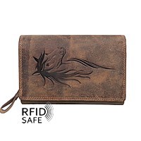 Zeige Details für Naturleder Damenportemonnaie Horse RFID safe Bild von Naturleder Damenportemonnaie Horse RFID safe