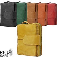 Zeige Details für Vintage Reissverschlussbörse MANAGE Caracas M RFID safe Bild von Vintage Reissverschlussbörse MANAGE Caracas M RFID safe