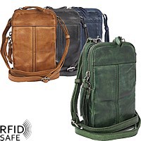 Zeige Details für Vintage Smartphone Tasche zweiteilig RFID safe MANAGE Caracas Bild von Vintage Smartphone Tasche zweiteilig RFID safe MANAGE Caracas
