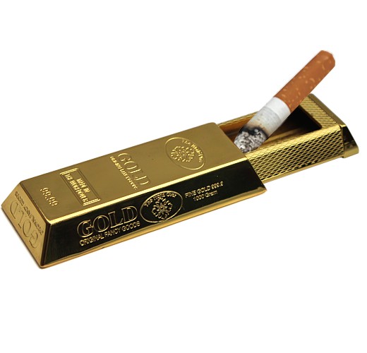 Taschenaschenbecher Smoking Gold online kaufen