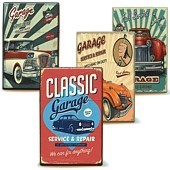 Bild von Zigarettenbox Retro Cars