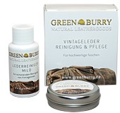 Bild von Naturleder Pflegeset GREENBURRY