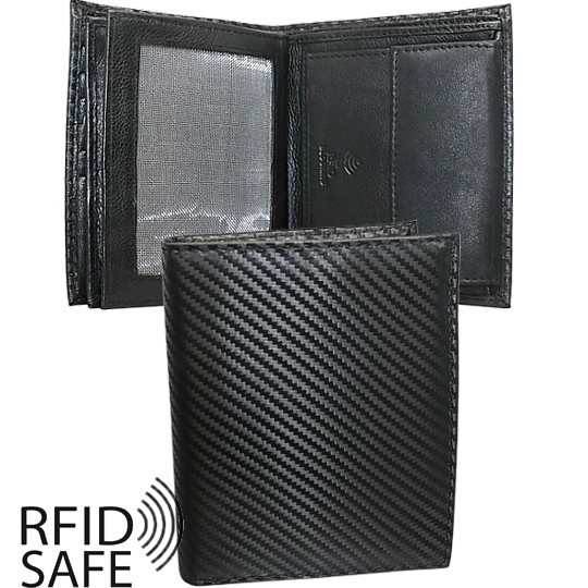 Bild von Portemonnaie RFID safe Carbon Hochformat