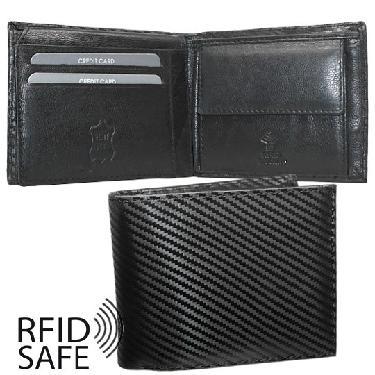 Bild von Portemonnaie RFID safe Carbon Querformat M