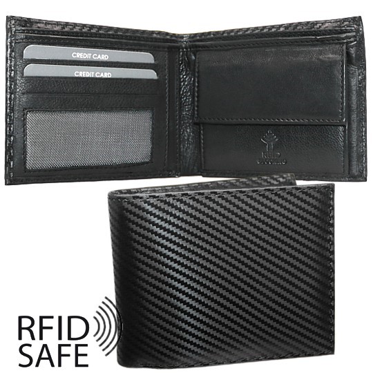 Bild von Portemonnaie RFID safe Carbon Querformat S