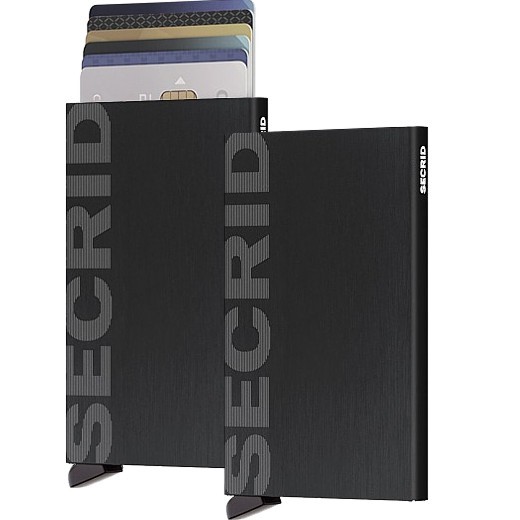 Bild von SECRID Cardprotector Laser Logo black brushed