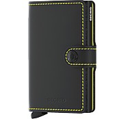 Bild von SECRID Miniwallet matte black/yellow