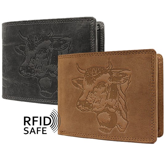 Portemonnaie mit kuh motiv Clearance