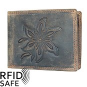 Bild von Naturlederportemonnaie Edelweiss RFID safe