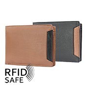 Bild von Portemonnaie RFID safe Kleinformat quer zweifarbig