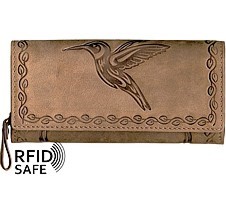 Bild von Naturleder Damenportemonnaie Colibri RFID safe
