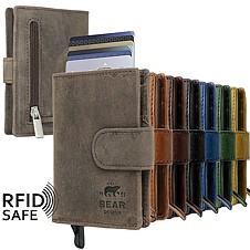 Bild von Portemonnaie mit SECRID Cardprotector und Münzfach Bear Design 