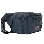 Bild von Bauchtasche Canvas schwarz