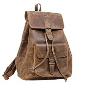 Bild von Naturleder Rucksack Vegas Bear Design