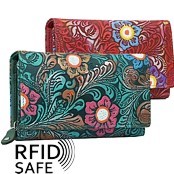 Bild von BAXX's Damenportemonnaie Flower M RFID safe