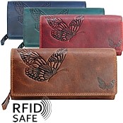 Bild von Damenportemonnaie Butterfly RFID safe