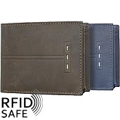 Bild von Naturleder Portemonnaie RFID SAFE quer