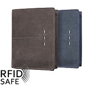 Bild von Naturleder Portemonnaie RFID SAFE hoch 