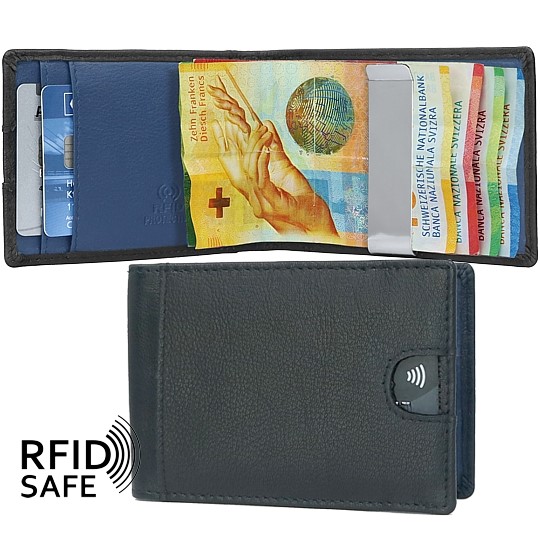 Bild von Kartenetui mit Geldklammer RFID safe