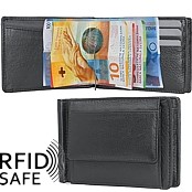 Bild von Dollarclip mit Münzfach RFID safe