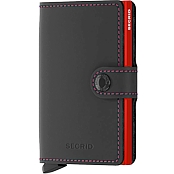 Bild von SECRID Miniwallet matte black/red