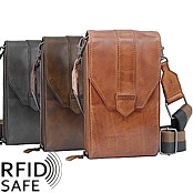 Bild von Bear Design Smartphonetasche dreiteilig Cow Lavato RFID safe