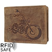 Bild von Naturlederportemonnaie Bike RFID safe