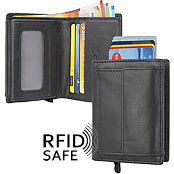 Bild von Portemonnaie mit SECRID Cardprotector RFID safe schwarz