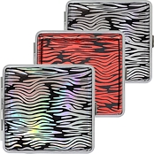 Bild von Zigarettenetui metallic Zebra