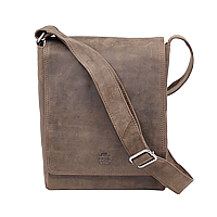 Bild von Naturledertasche Hochformat Bear Design
