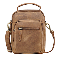 Bild von Naturleder Schultertasche Hunter 3
