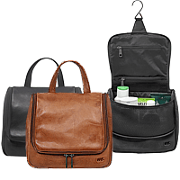 Bild von Kulturtasche, Necessaire zum Aufhängen Bear Design Callisto Pelle