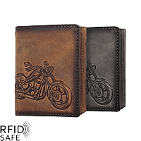 Bild von Naturlederportemonnaie Bike klein RFID safe Jockey Club